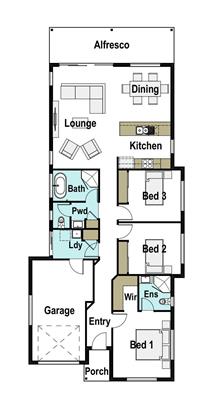 House Design Floor Plan Madrid 160