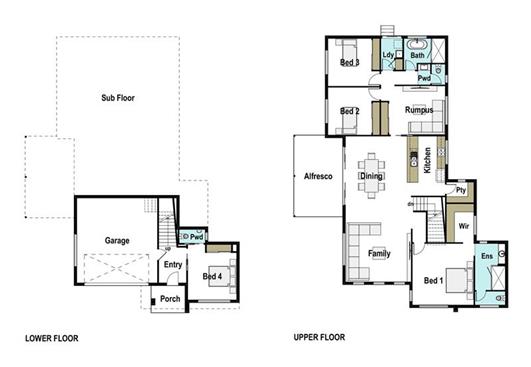 House Design Floor Plan Suffolk 280