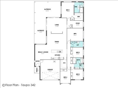 House Design Floor Plan Taupo 342