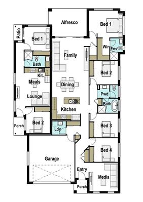 House Design Floor Plan Livingston 285