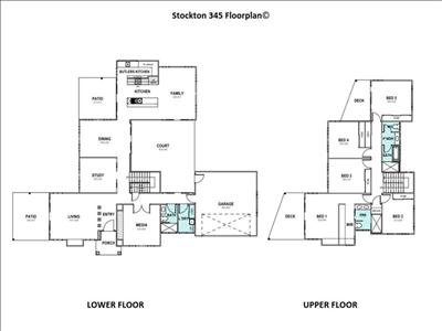 House Design Floor Plan Stockton 345