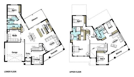 House Design Floor Plan Luxe 445