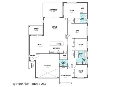 House Design Floor Plan Taupo 255