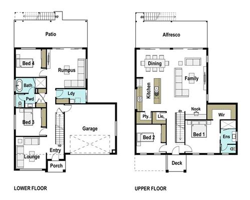 House Design Floor Plan Whitebridge 305