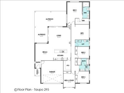 House Design Floor Plan Taupo 295