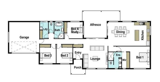 House Design Floor Plan Genesis 245
