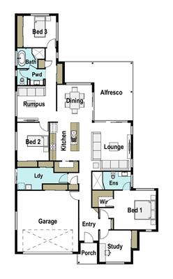 House Design Floor Plan Saltwater 235