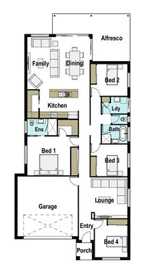 House Design Floor Plan Avoca 235