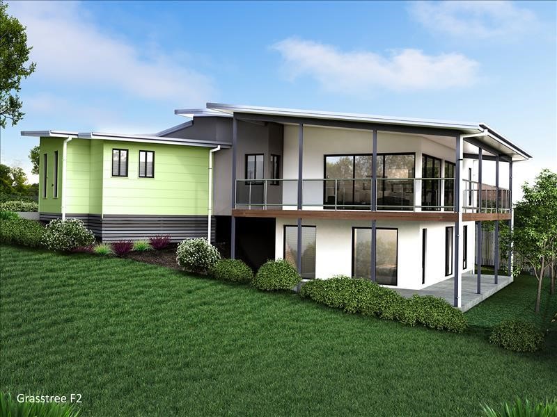Unique sloping block design with luxury inclusions (Grasstree 265 F2). Integrity New Homes House And Land