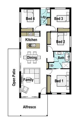 House Design Floor Plan Seaside 130