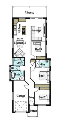 House Design Floor Plan Flinders 170