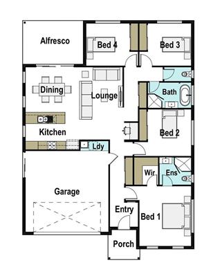 House Design Floor Plan Avalon 190