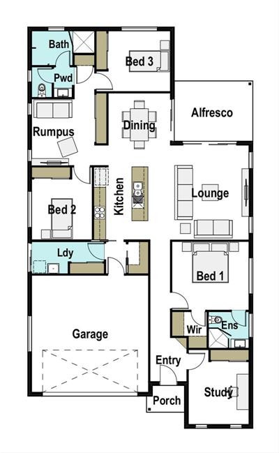 Large 4 bedroom home in beautiful Macksville Heights Estate (Saltwater 200 F1). floor plan - Lot 106, Lloyd Street "Macksville Heights Estate" - Stage 2, MACKSVILLE, 2447