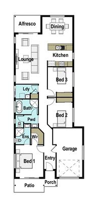 House Design Floor Plan Madrid 155