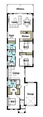 House Design Floor Plan Fulham 200