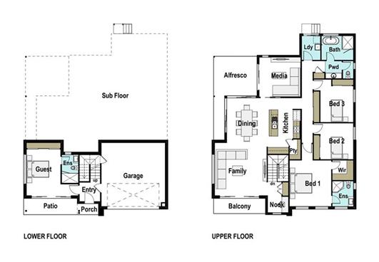 House Design Floor Plan Lennox 260