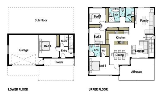 House Design Floor Plan Tasman 260
