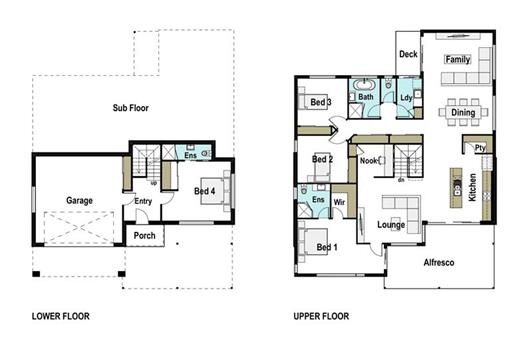 House Design Floor Plan Tasman 290