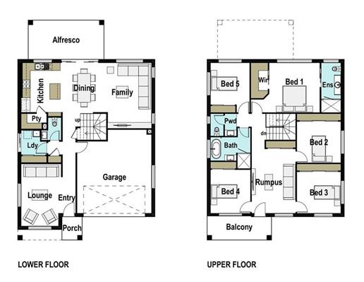 House Design Floor Plan Hudson 280