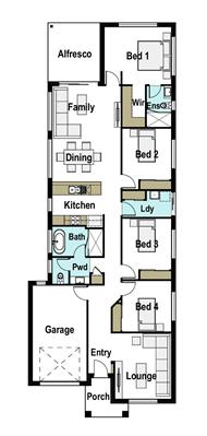House Design Floor Plan Bowden 185
