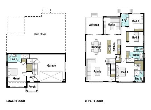 House Design Floor Plan Harcourt 265