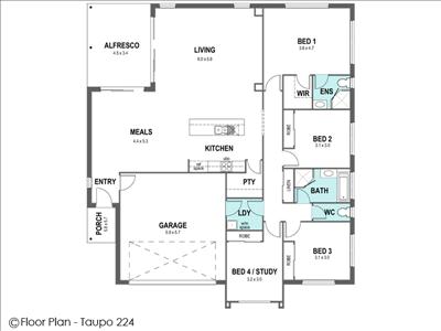 House Design Floor Plan Taupo 224