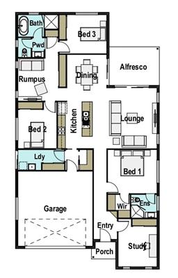 House Design Floor Plan Saltwater 200
