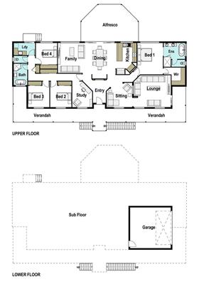 House Design Floor Plan Charlton 350