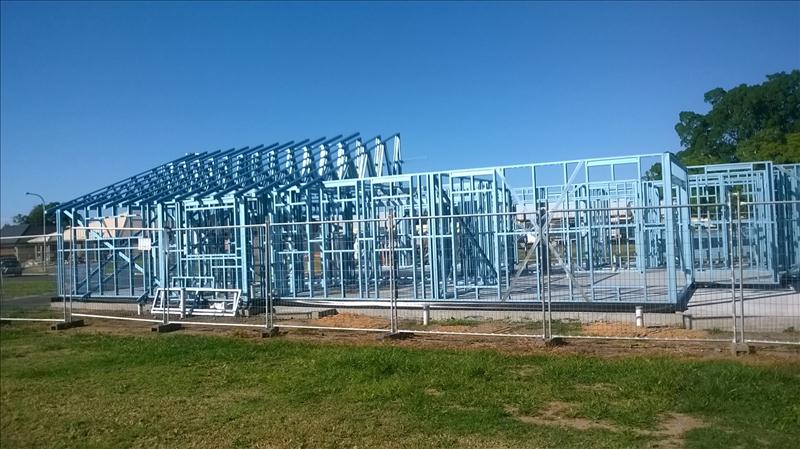FRAME STAGE FOR ONE OF OUR NEW HOMES!