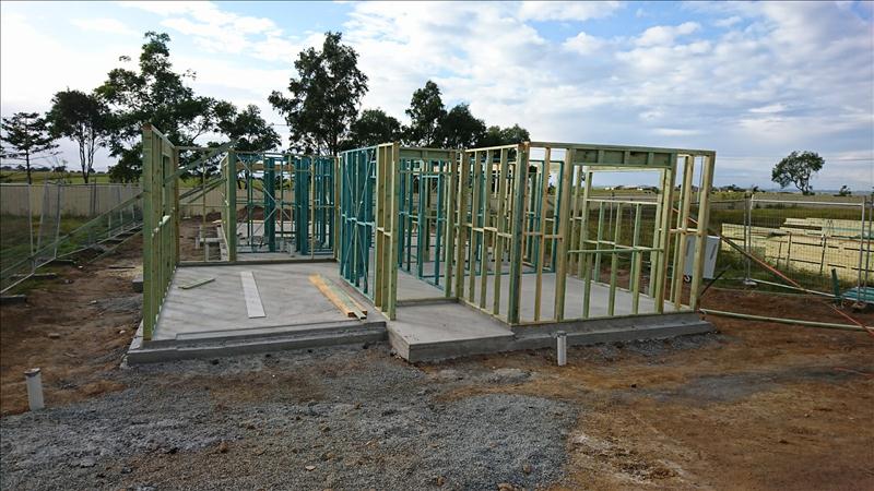 FRAMES UP ON ANOTHER NEW DWELLING!