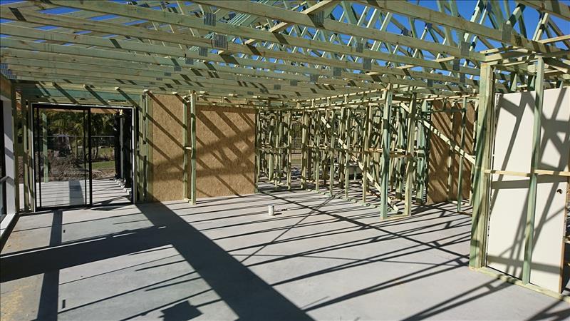 Slab up last week, frames up this week!