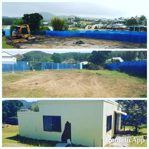 DEMOLITION AT SCOTTS HEAD SITE