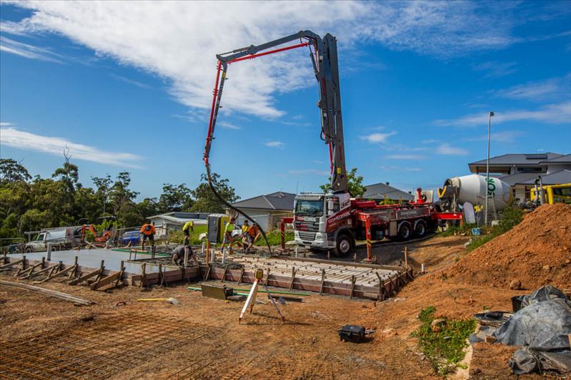 Another Slab Down in Korora!
