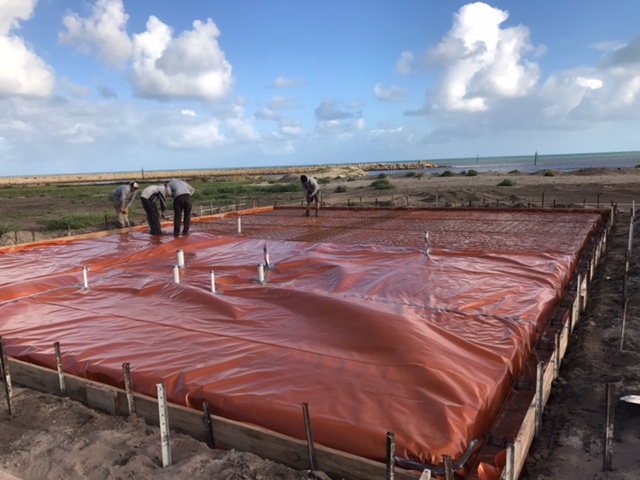 Preparing New Slab 