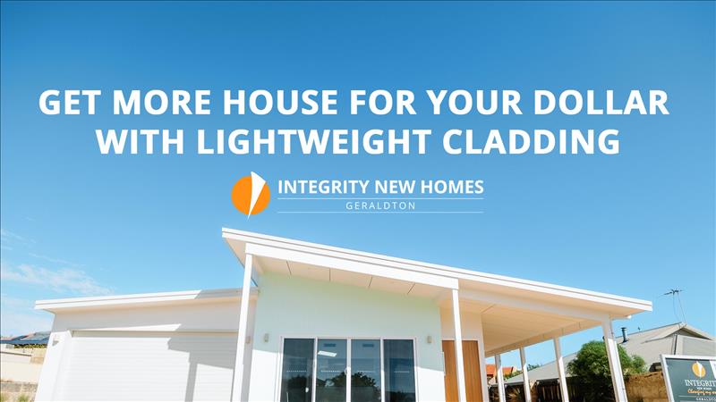 Get more house for your dollar with lightweight cladding