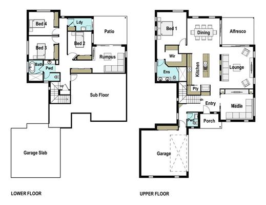 House Design Floor Plan Aurora 305
