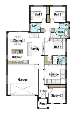 House Design Floor Plan Bowen 185