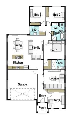 House Design Floor Plan Bowen 200