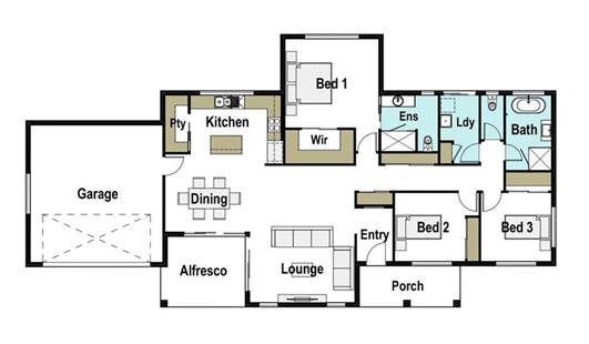 House Design Floor Plan Gunnedah 205