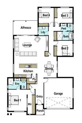 House Design Floor Plan Horizon 235