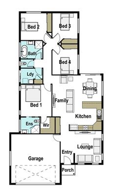  Mackay  230 Design Detail and Floor Plan  Integrity New Homes