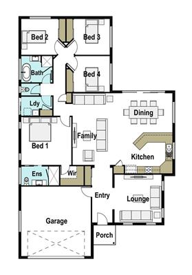 House Design Floor Plan Mackay 205