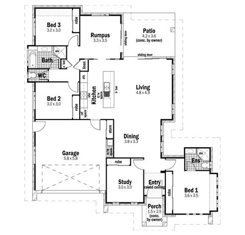 House Design Floor Plan Plateau 22