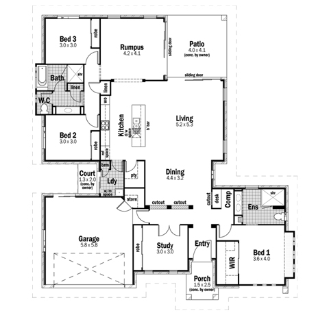 House Design Floor Plan Plateau 27