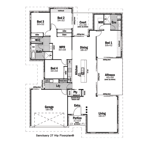 House Design Floor Plan Sanctuary 27