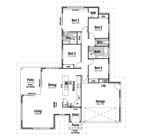 House Design Floor Plan Sovereign 21