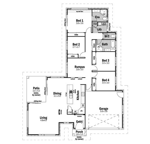 House Design Floor Plan Sovereign 23