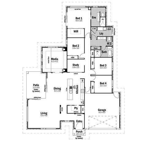 House Design Floor Plan Sovereign 28