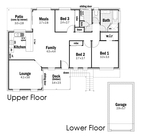 House Design Floor Plan Spinnaker 16