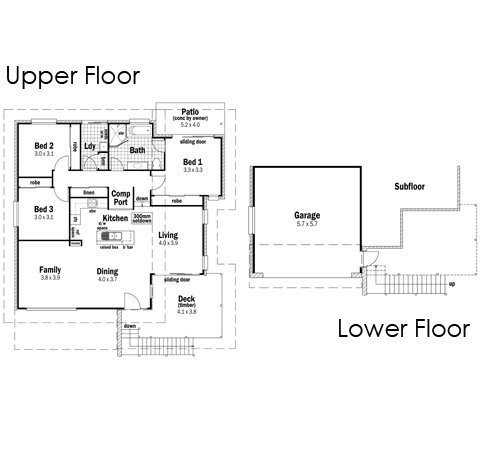 House Design Floor Plan Tasman 20